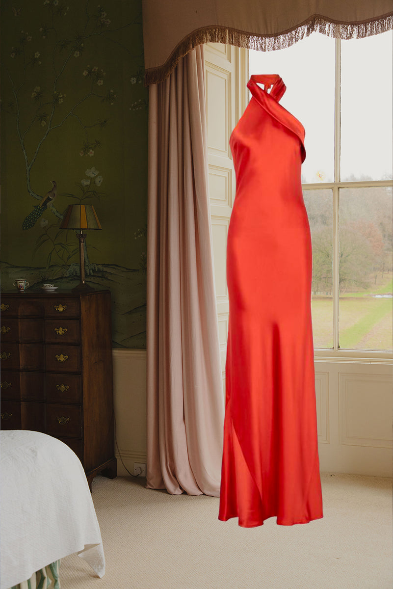 Rent Silk Galvan Pandora Dress - Try on Available  Loan The Look