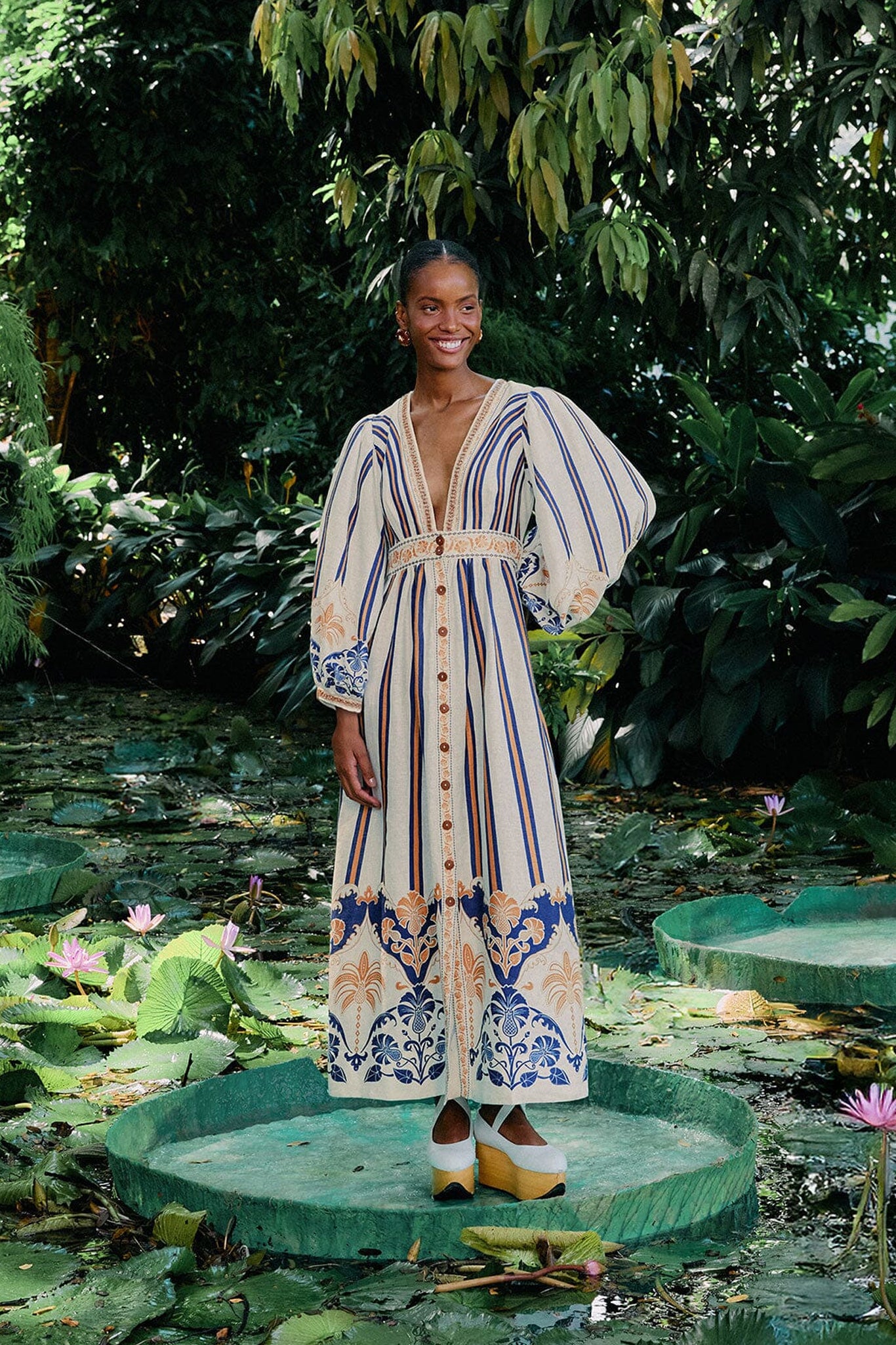 Rent Farm Rio Pineapple Deco Maxi Dress